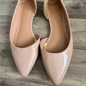 a new day Patent Pointed-Toe Flats - Light Blush